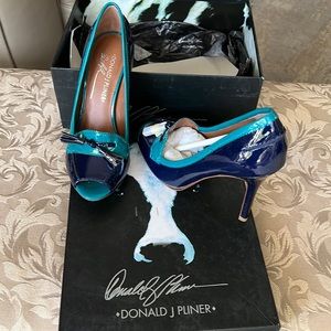 New open toe high heels. By Donald J Pliner